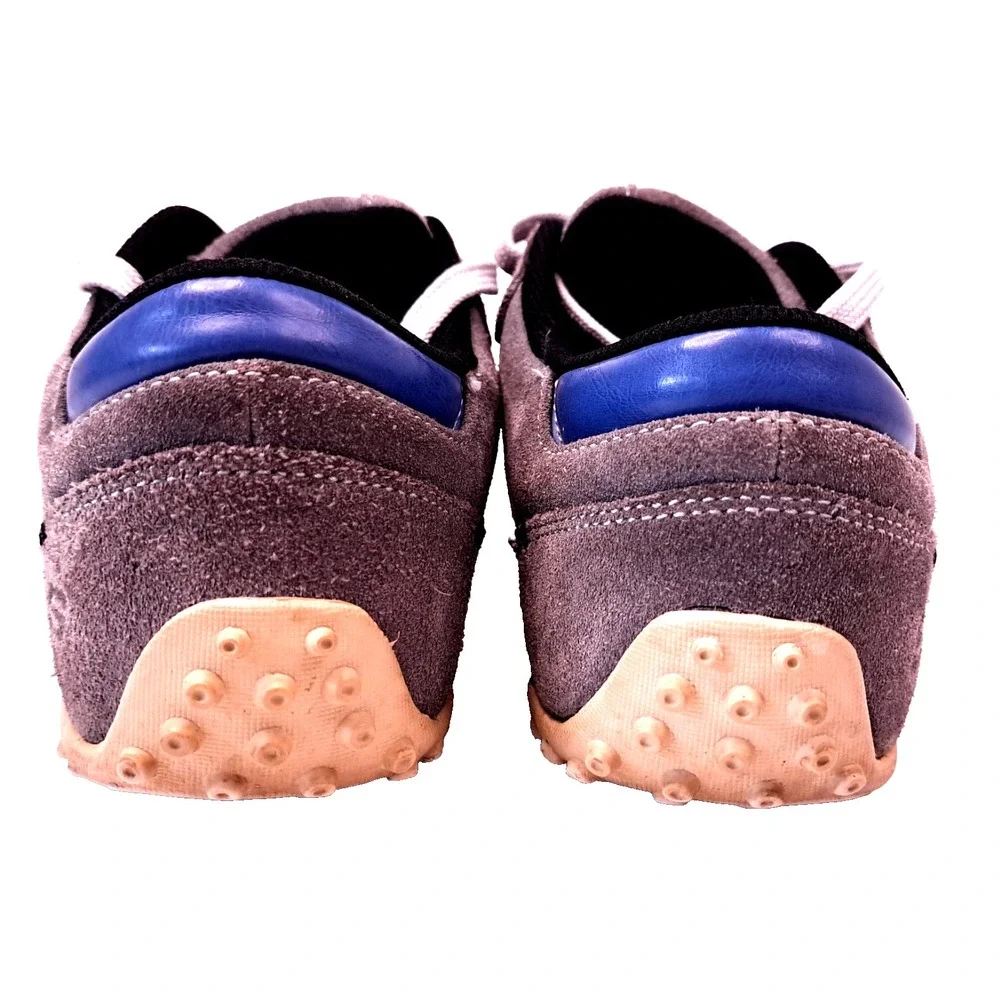 Skechers Gray Suede‎ Men's 7 Mesh Lace Up Comfort Casual Shoes
